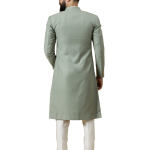Classic Moss Green Achkan for Men | Elegant Ethnic Wear | Jaipurio